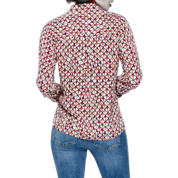 NIC+ZOE Scarf Print Live In Shirt XXL - Picture 13 of 13